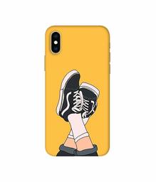 Amazon Brand - Solimo Designer Boy Shoes Pattern 3D Printed Hard Back Case Mobile Cover for Apple iPhone Xs Max