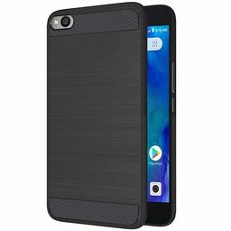 Amazon Brand - Solimo Protective Mobile Cover (Soft & Flexible Back Case) for Redmi Go (Black)