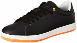 Amazon Brand - Symbol Men's Black Synthetic Sneakers-6 (AZ-YS-188 A)