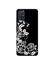 Amazon Brand - Solimo Designer Flower 3D Printed Hard Back Case Mobile Cover for Samsung Galaxy A51