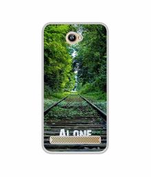 Amazon Brand - Solimo Designer Alone UV Printed Soft Back Case Mobile Cover for 10.or D2