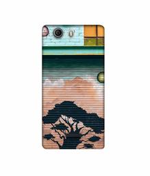 Amazon Brand - Solimo Designer Tree Painting 3D Printed Hard Back Case Mobile Cover for Micromax Canvas Nitro 2 E311