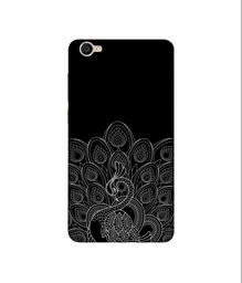 Amazon Brand - Solimo Designer Peacock Pattern 3D Printed Hard Back Case Mobile Cover for Vivo Y55L