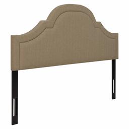 Amazon Brand – Ravenna Home Traditional Upholstered Headboard -King, 77.8 Inch, Flax Tan