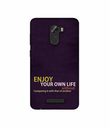 Amazon Brand - Solimo Designer Enjoy Your Life 3D Printed Hard Back Case Mobile Cover for Gionee A1 Lite