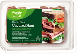 Fresh Brand – Sliced Black Forest Uncured Ham, 9 oz