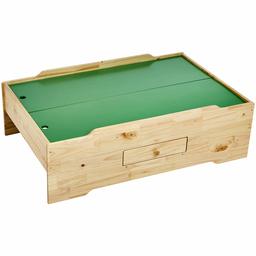 AmazonBasics - Mesa de juego de madera multiactividad, natural