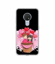 Amazon Brand - Solimo Designer Boy and Girl UV Printed Soft Back Case Mobile Cover for Nokia 6.2