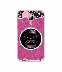 Amazon Brand - Solimo Designer Kitty with Glitter UV Printed Soft Back Case Mobile Cover for Panasonic Eluga i3 Mega