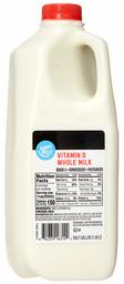 Amazon Brand - Happy Belly Whole Milk, Half Gallon, 64 Ounces