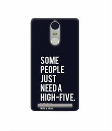 Amazon Brand - Solimo Designer High-Five 3D Printed Hard Back Case Mobile Cover for Lenovo K5 Note