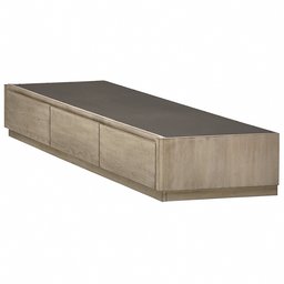 Amazon Brand – Stone & Beam Bishop Modern Wood Underbed Storage, 81.5