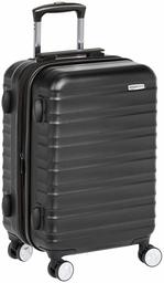 AmazonBasics Premium Hardside Trolley Luggage with Built-In TSA Lock - 20-Inch Carry-on, Black