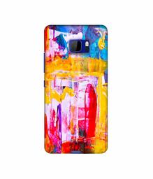 Amazon Brand - Solimo Designer Multicolor Canvas Paint 3D Printed Hard Back Case Mobile Cover for HTC U Ultra