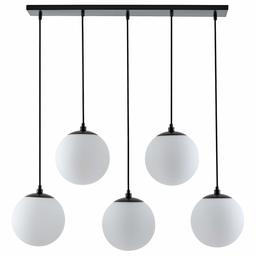 Amazon Brand – Rivet Modern Steel and Glass Pendant Lamp, 28.5