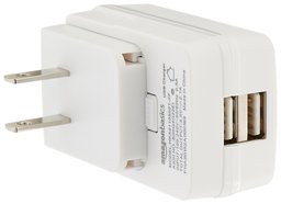 AmazonBasics Dual Port USB Wall Charger - 2.1 Amp