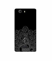 Amazon Brand - Solimo Designer Peacock Pattern 3D Printed Hard Back Case Mobile Cover for Micromax Canvas Nitro 2 E311