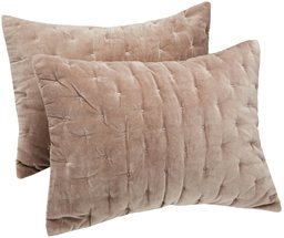 Pinzon Signature Velvet Cotton King Sham, Mink