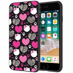 Amazon Brand - Solimo Designer Hearts Printed Hard Back Case Mobile Cover for Apple iPhone 8/7 (D1210)