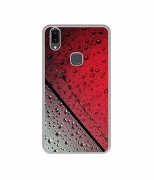 Amazon Brand - Solimo Designer Water Drop On Glass UV Printed Soft Back Case Mobile Cover for Vivo V9