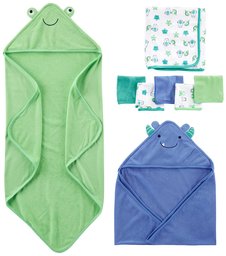 Simple Joys by Carter's Baby Boys' 8-Piece Towel and Washcloth Set