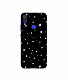 Amazon Brand - Solimo Designer Sperking Stars 3D Printed Hard Back Case Mobile Cover for Xiaomi Redmi Note 7 Pro