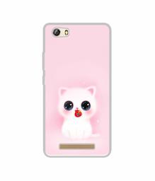 Amazon Brand - Solimo Designer Kitty UV Printed Soft Back Case Mobile Cover for Gionee Marathon M5 lite