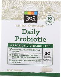 365 Everyday Value, Extra Strength Daily Probiotic 10 billion CFU, 30 ct