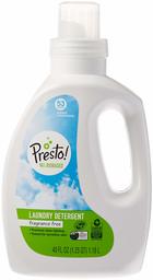 Amazon Brand - Presto! 96% Biobased Concentrated Liquid Laundry Detergent, Fragrance Free, 40 fl oz