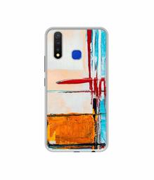 Amazon Brand - Solimo Designer Glass Paint UV Printed Soft Back Case Mobile Cover for Vivo U20