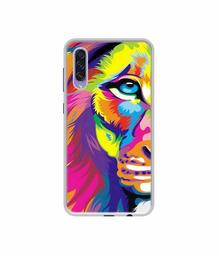 Amazon Brand - Solimo Designer Funny Cat Pattern Print UV Printed Soft Back Case Mobile Cover for Samsung Galaxy A50s