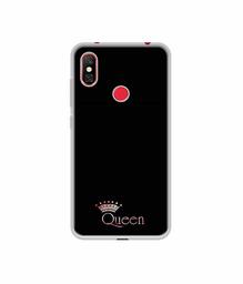 Amazon Brand - Solimo Designer Queen UV Printed Soft Back Case Mobile Cover for Redmi Note 6 Pro