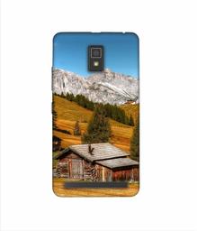 Amazon Brand - Solimo Designer Hut 3D Printed Hard Back Case Mobile Cover for Lenovo A6600