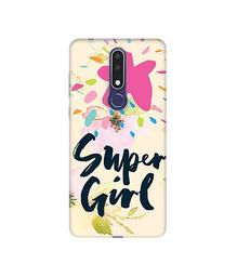 Amazon Brand - Solimo Designer Super Girl 3D Printed Hard Back Case Mobile Cover for Nokia 3.1 Plus