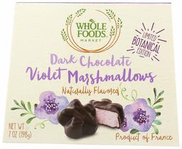 Whole Foods Market, Dark Chocolate Violet Marshmallows, 7 Oz