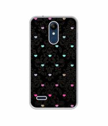 Amazon Brand - Solimo Designer Heart Texture UV Printed Soft Back Case Mobile Cover for LG K9