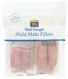 365 Everyday Value, Wild-Caught Seafood Value Pack, Mahi Mahi Fillets (Skin-On), 32 Ounce (Frozen)