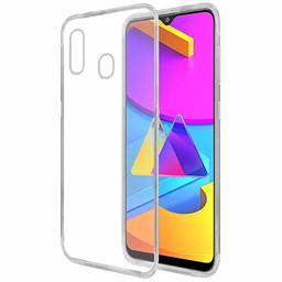 Amazon Brand - Solimo Mobile Cover for Samsung Galaxy M10s (Soft & Flexible Back Case), Transparent