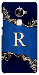 Amazon Brand - Solimo Designer Blue Pattern Alphabet-R 3D Printed Hard Back Case Mobile Cover for LeEco Le Max2