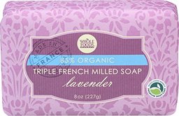 Whole Foods Market, Lavender Organic Triple French Milled Soap, 8 oz