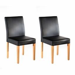 Marque Amazon - Alkove Hayes - Lot de 2 chaises de salle à manger, 47 x 45,4 x 92 cm, C-ur de hêtre