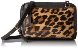 The Fix Leah Triple Zipper Small Crossbody Bag