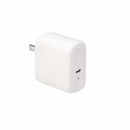 Amazon Basics 65W One-Port GAN USB-C Wall Charger for Laptops, Tablets and Phones with Power Delivery - White