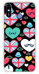 Amazon Brand - Solimo Designer Multicolor Cute Love Black Design Printed Soft Back Case Mobile Cover for Tecno Spark Go Plus