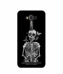 Amazon Brand - Solimo Designer Skeletan 3D Printed Hard Back Case Mobile Cover for Asus Zenfone 2 Laser ZE550 KL