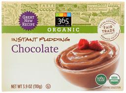 365 Everyday Value, Organic Instant Pudding, Chocolate, 3.9 oz