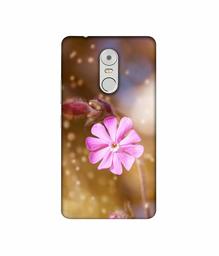 Amazon Brand - Solimo Designer Pink Flower 3D Printed Hard Back Case Mobile Cover for Lenovo K6 Note