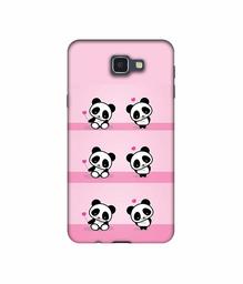 Amazon Brand - Solimo Designer Panda Pattern UV Printed Soft Back Case Mobile Cover for Samsung Galaxy J5 Prime