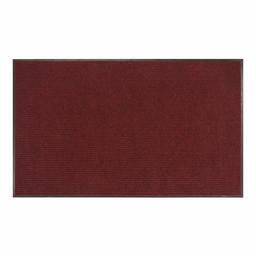 AmazonBasics Poly Linear-Rib8 Commercial Carpet Vinyl-Backed Mat 2X3 Red/Black