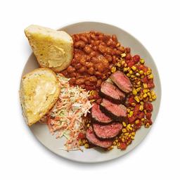 Amazon Meal Kits, Santa Maria Steak with Ranchero Beans and Creamy Slaw, Serves 2